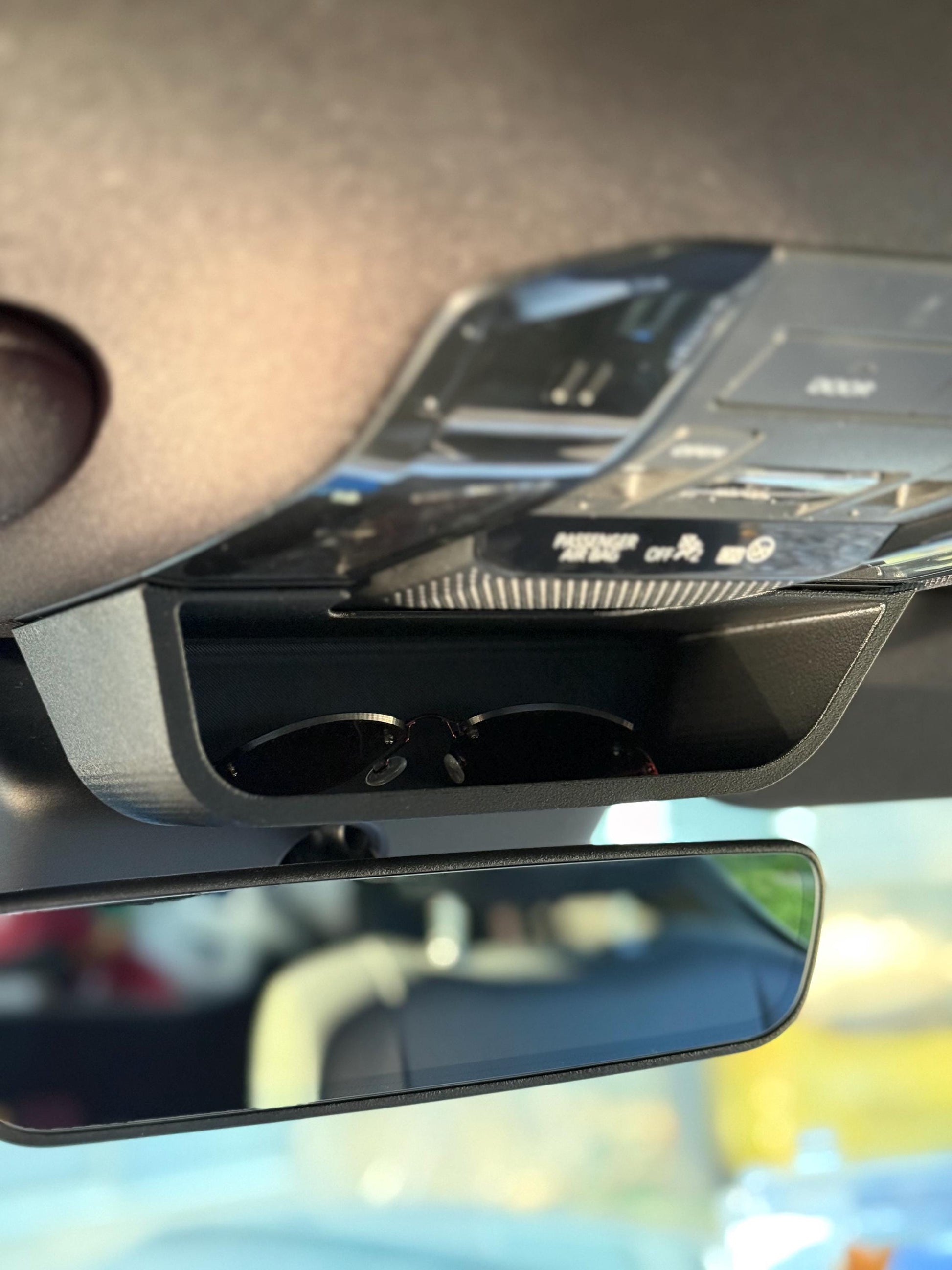 OEM-matched overhead glasses holder installed in a Lexus GX550 interior